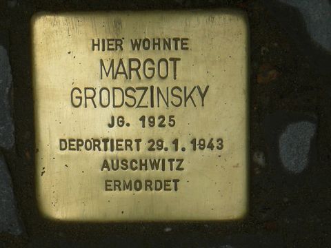 Stolperstein für Margot Grodszinsky