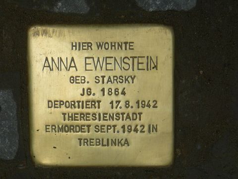 Stolperstein für Anna Ewenstein