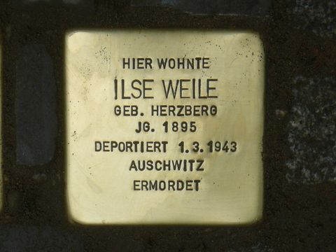 Stolperstein für Ilse Weile