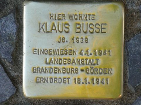 Stolperstein für Klaus Busse