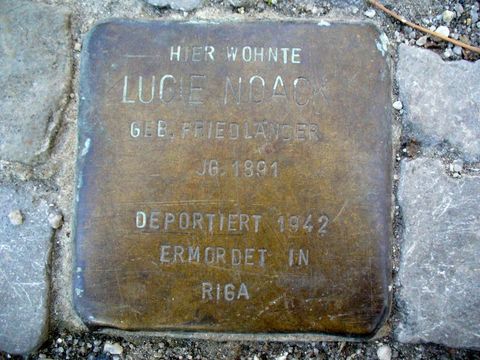Stolperstein für Lucie Noack