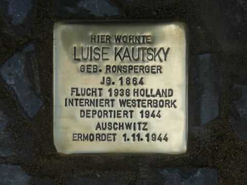 Stolperstein für Luise Kautsky