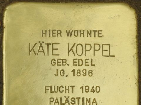 Stolperstein Käte Koppel (Bild: Stolperstein-Initiative CW / Hupka)