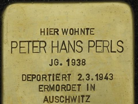 Stolperstein Peter Hans Perls (Bild: Stolperstein-Initiative)