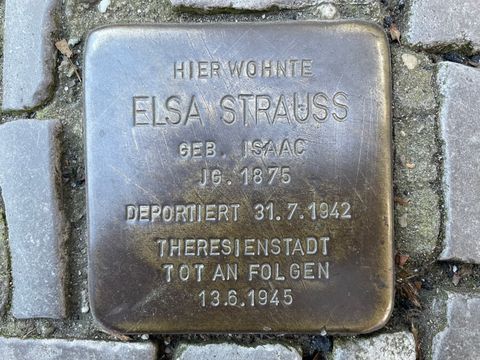 Stolperstein für Elsa Strauss