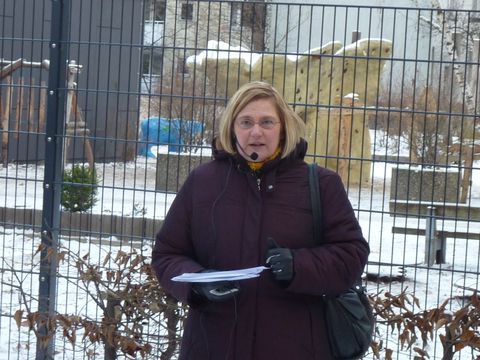 Angelika Schöttler an der Löcknitz-Grundschule, 8.12.2012, Foto: KHMM