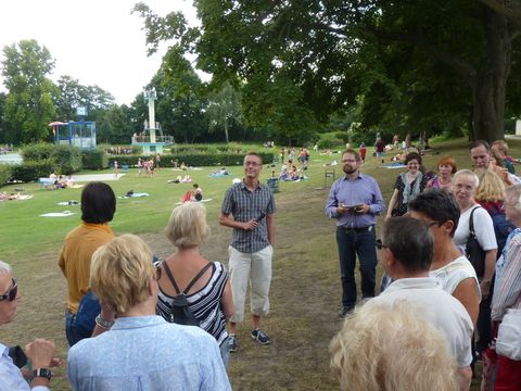 Im Sommerbad Wilmersdorf, 9.8.2014, Foto: KHMM