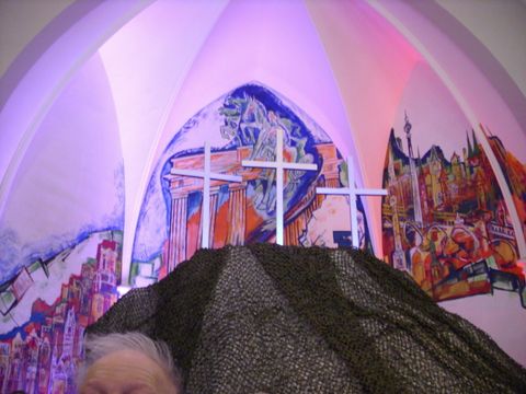 Friedenskirche, Wandgemälde, 09.04.11 Foto: B.Plewa