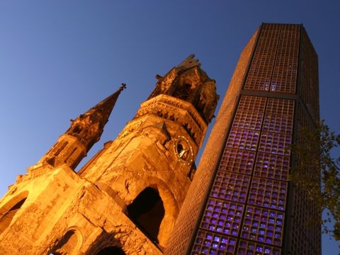 Kaiser-Wilhelm-Gedächtnis-Kirche auf dem Breitscheidplatz, Foto: Raimund Müller