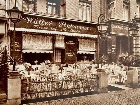 Café Reimann, undatierte Postkarte