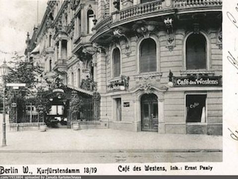 Café des Westens, um 1900