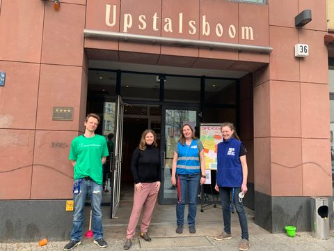 Bezirksbürgermeisterin besucht Geflüchtetenunterkunft