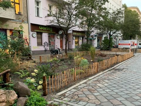 Entsiegelungen in der Graefestraße
