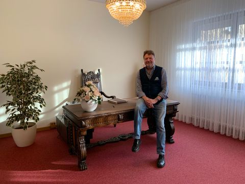 Wolfgang Nagel im Trauzimmer