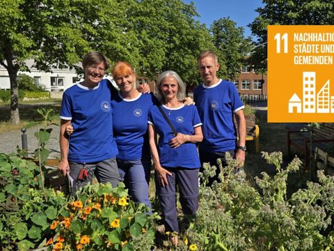 Diplom-Ingenieurin und Umweltpädagogin Valentina-Johanna Baumgartner (li) und ihre Nabar*innen gründeten gemeinsam die Initiative "Anaab"