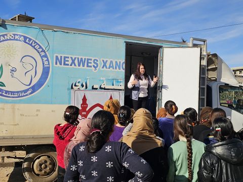 Der Verein sammelte in 2019 Spenden für die Einrichtung einer mobilen Klinik für Frauen