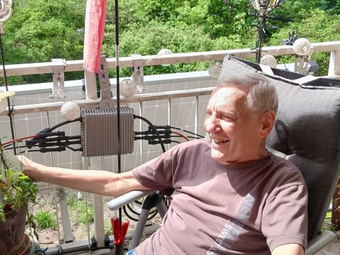 Joachim Konieczny hilft und unterstützt gerne Menschen im Bezirk
