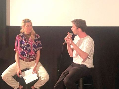 Im Anschluss an den Film diskutierte das Publikum mit Regisseur Max Ahrens