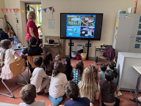 Am Ende werden alle Fotostorys vor der Klasse präsentiert.