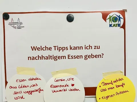 Die Teilnehmer*innen diskutierten über den Zusammenhang von Ernährung und globaler Gerechtigkeit