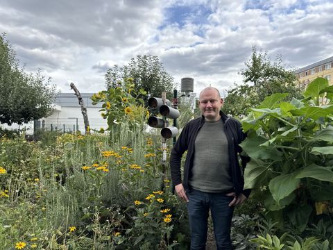 Dr. Thomas Zimmermann im Bürgergarten Laskerwiese