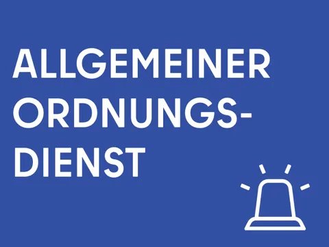 Titelbild Allgemeiner Ordnungsdienst