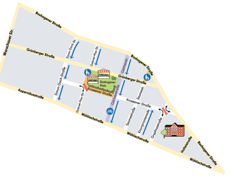 Verkehrsberuhigung Ostkreuz-Kiez Gebiet B
