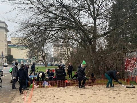 Die Wildpflanzen werden eingesetzt
