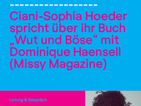 Lesung Wut und Böse