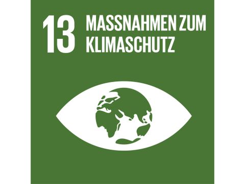 Icon Nachhaltigkeitsziel 13 Maßnahmen zum Klimaschutz