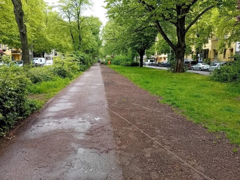 Entsiegelung auf dem Mittelstreifen im Rahmen der Errichtung eines Hundeauslaufs