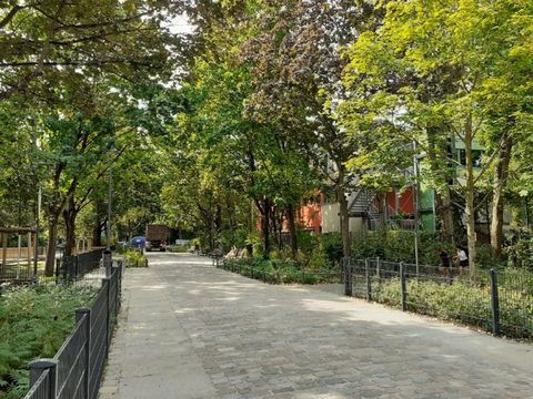 Entsiegelte und begrünte Fläche im Park Ritter-/Lobeckestr