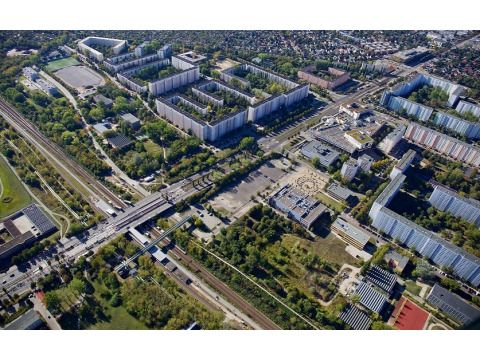 Luftbildaufnahme Neu-Hohenschönhausen