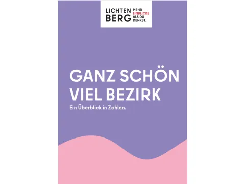 2025 Cover Ganz schön viel Bezirk-Zahlenbroschüre