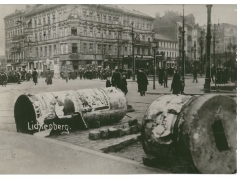 Barrikaden Frankfurter Allee