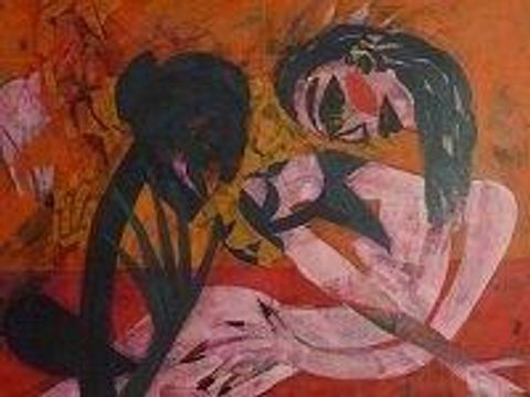 Margit Grüger in der rk - Galerie
