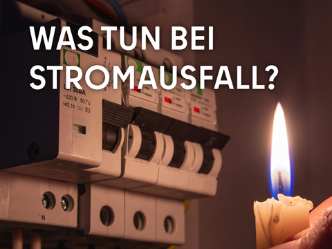 Vorsorge für den Stromausfall treffen