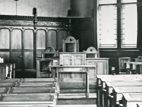 Ratssaal im Jahr 1934