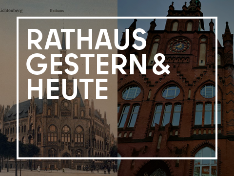 Grafik Rathaus gestern & heute