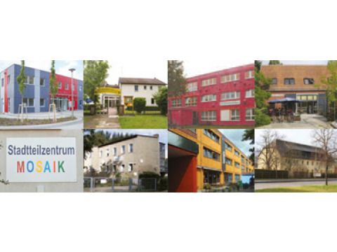 Collage der Stadtteilzentren Marzahn-Hellersdorf