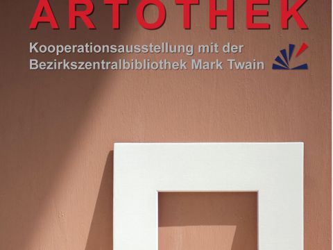 Plakat der Kooperationsausstellung "Artothek"
