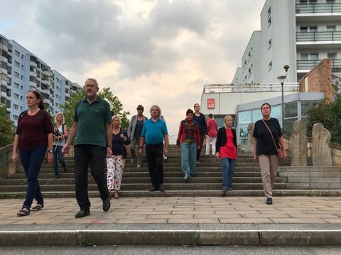Einladung zum performativen Spaziergang, Marzahner Promenade