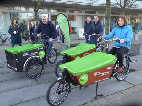 "Flotte kommunal" - Ausleihstart für Lastenräder im Bezirk