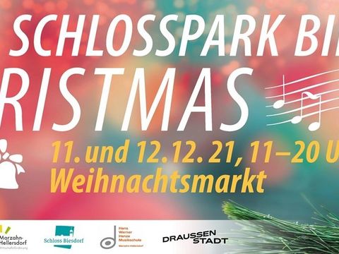 Grafik Erster Weihnachtsmarkt im Schlosspark Biesdorf