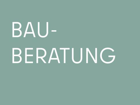 Bauberatung - farbige Kachel mit Text
