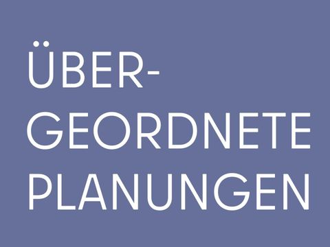Übergeordnete Planungen - farbige Kachel mit Text