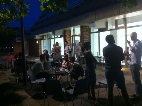 Abendansicht Galerie M