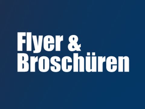 Flyer und Broschüren