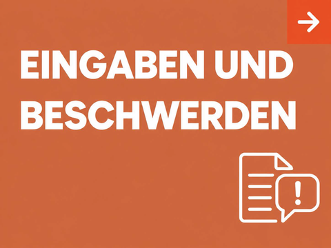 Kachel Eingaben und Beschwerden