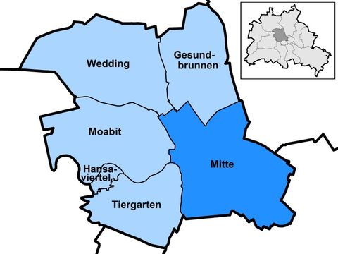 Mitte Karte